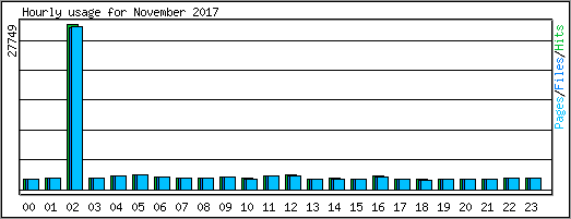 Hourly usage